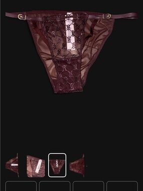 Victoria's Secret Sheer Lace Cheeky - #Runway #Angel